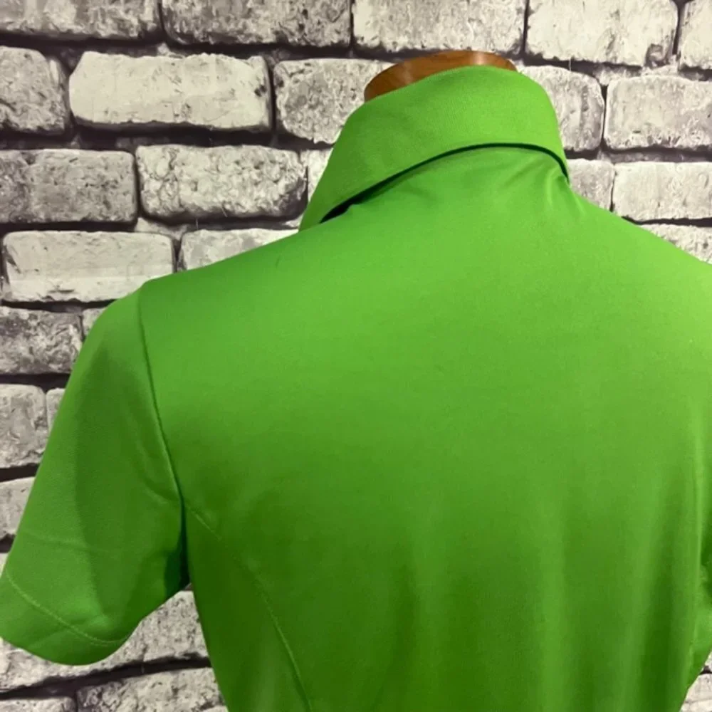 Nike Golf Green Short Sleeve Polo Size Medium